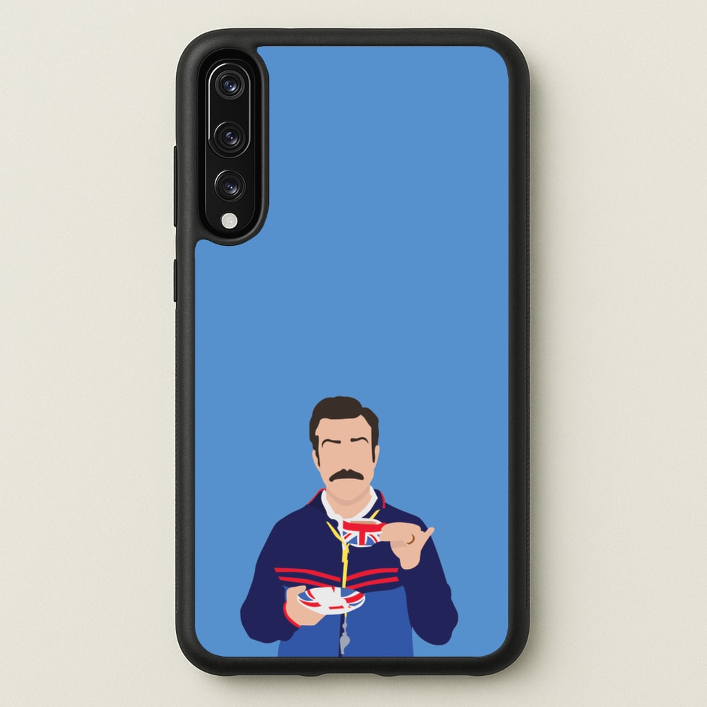 Ted Drinking Tea - Ted Lasso Phone Case for Huawei P20 Pro