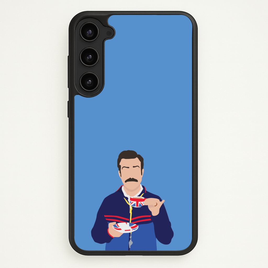 Ted Drinking Tea - Ted Lasso Phone Case for Galaxy S23