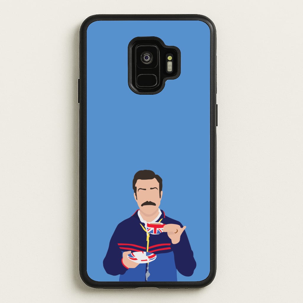 Ted Drinking Tea - Ted Lasso Phone Case for Galaxy S9