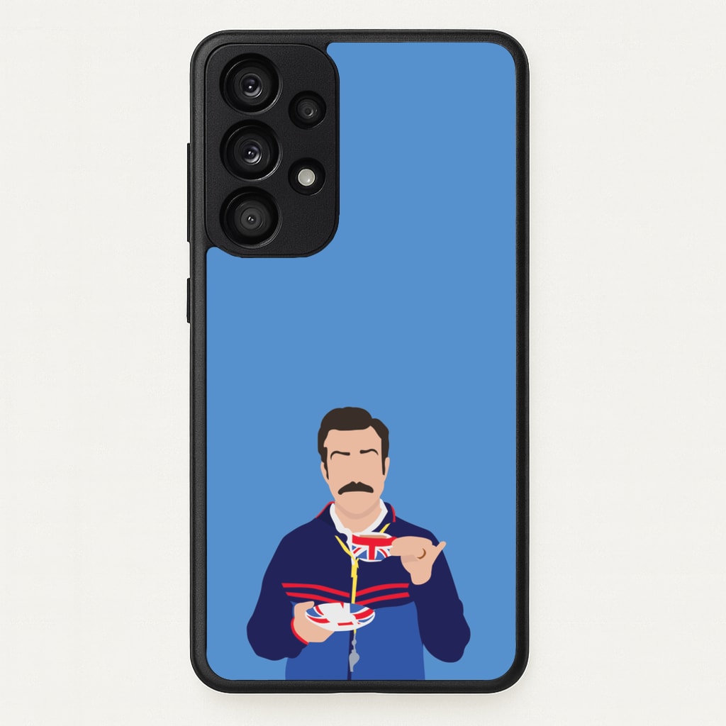 Ted Drinking Tea - Ted Lasso Phone Case for Galaxy A53