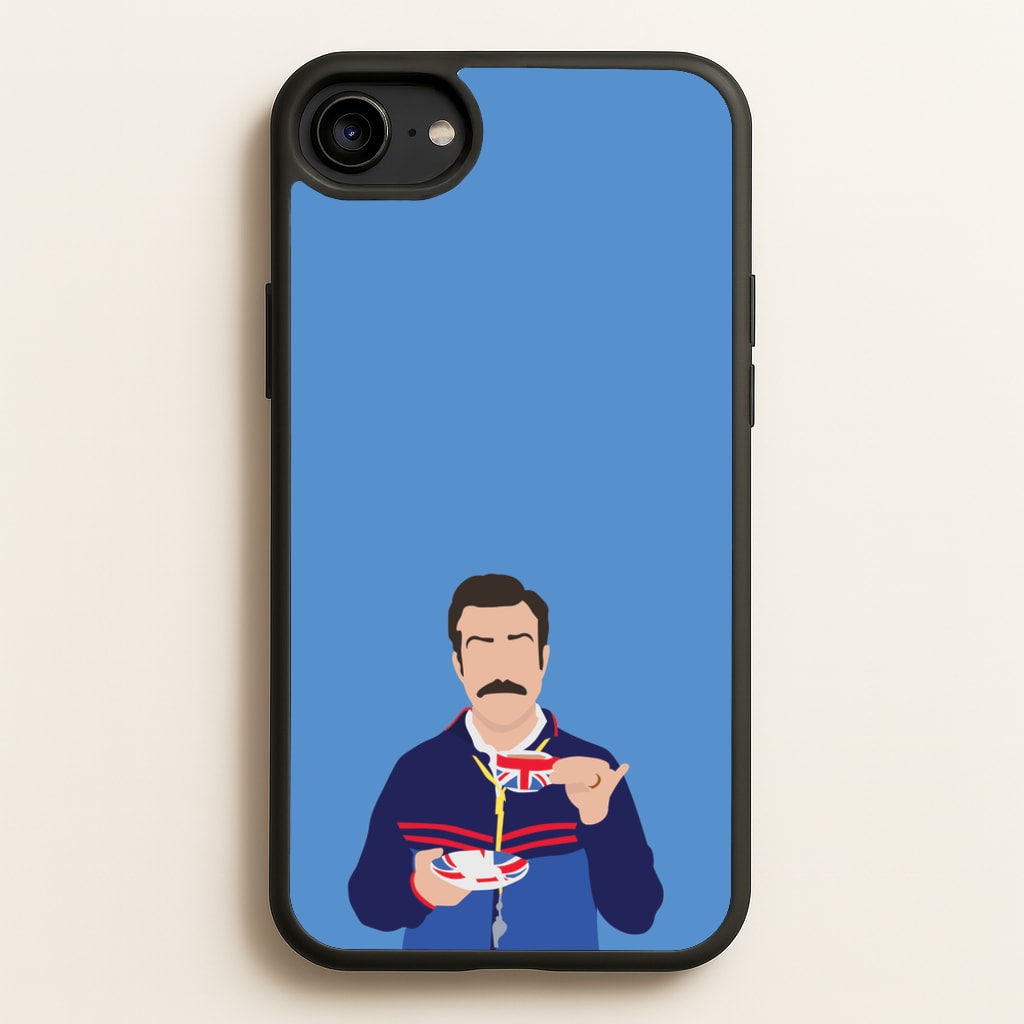 Ted Drinking Tea - Ted Lasso Phone Case for iPhone 6 / 7 / 8 / SE