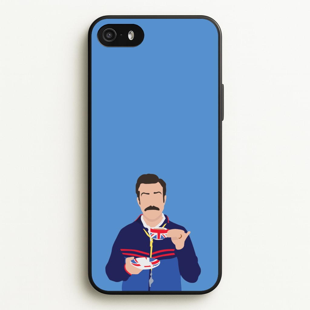 Ted Drinking Tea - Ted Lasso Phone Case for iPhone 5 / 5s / SE 2016