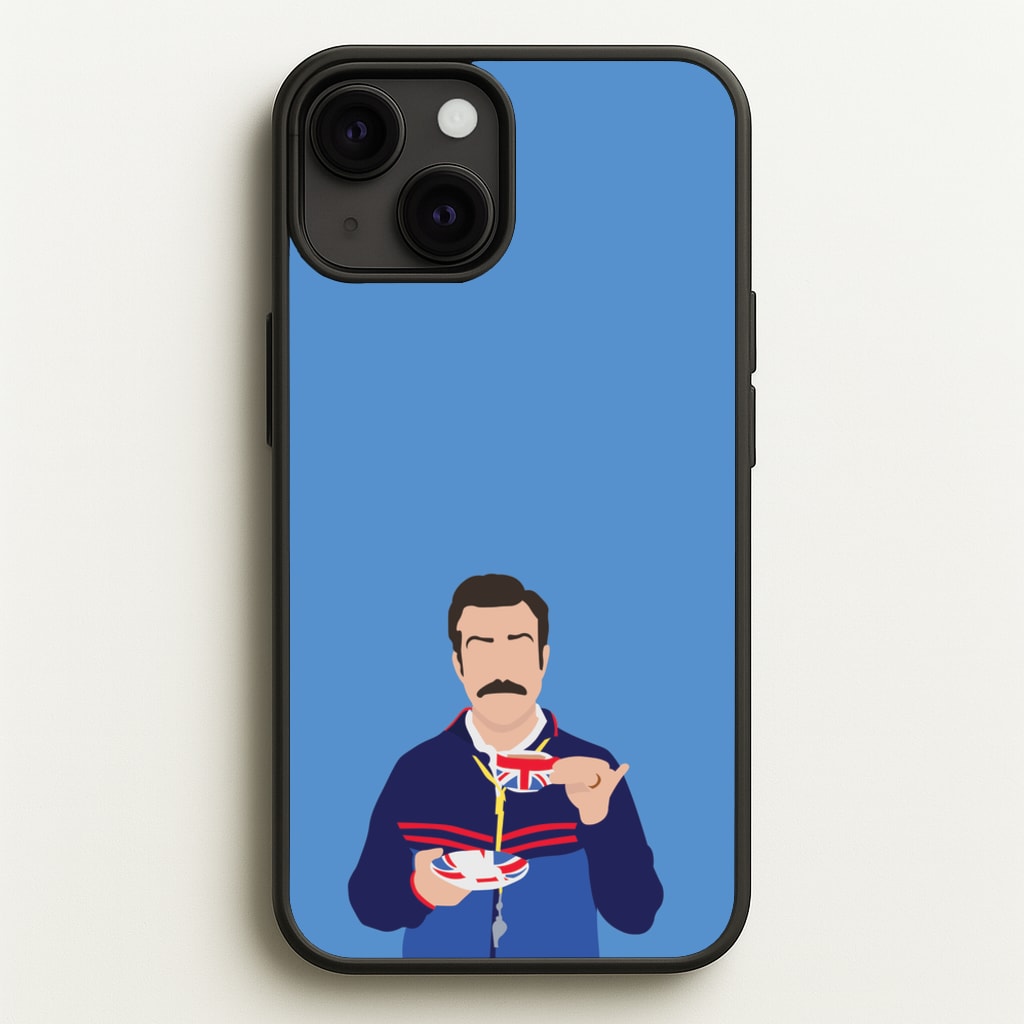 Ted Drinking Tea - Ted Lasso Phone Case for iPhone 13 Mini