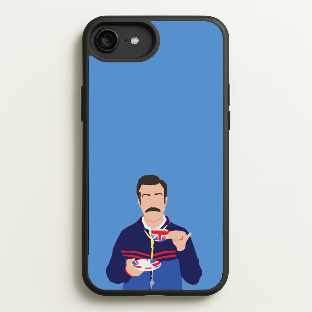 Ted Drinking Tea - Ted Lasso Phone Case for iPhone 6 Plus / 7 Plus / 8 Plus