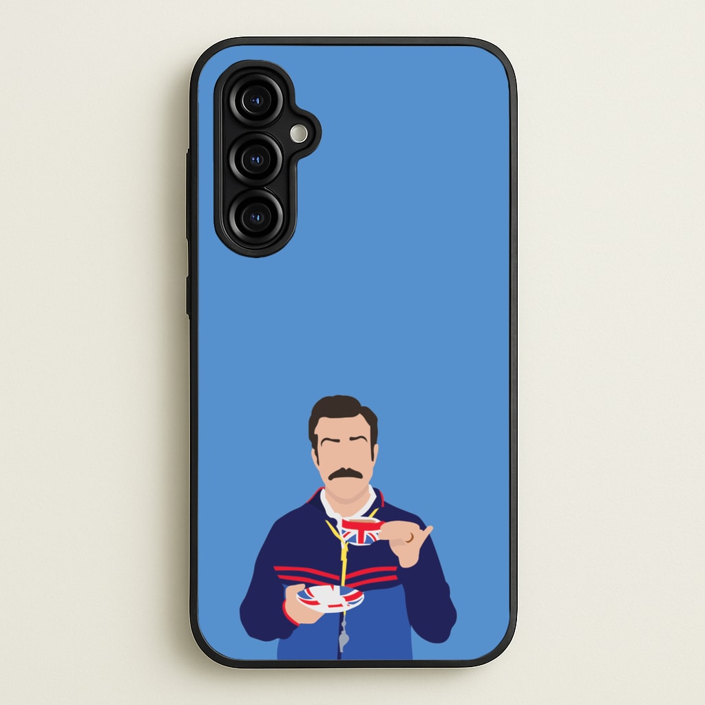 Ted Drinking Tea - Ted Lasso Phone Case for Galaxy A54