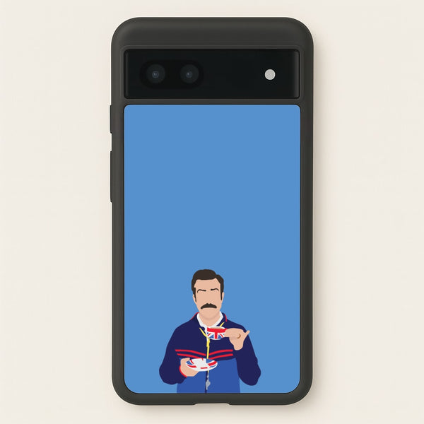 Ted Drinking Tea - Ted Lasso Phone Case for Google Pixel 7a