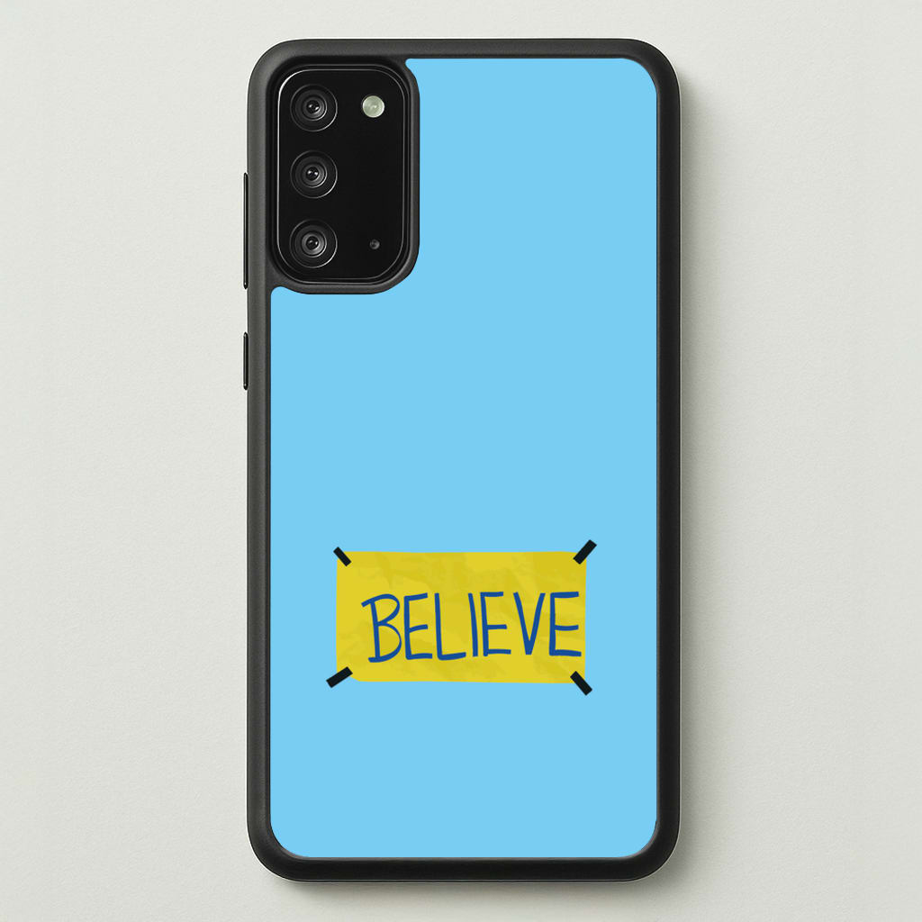 Believe - Ted Lasso Phone Case for Galaxy Note 20