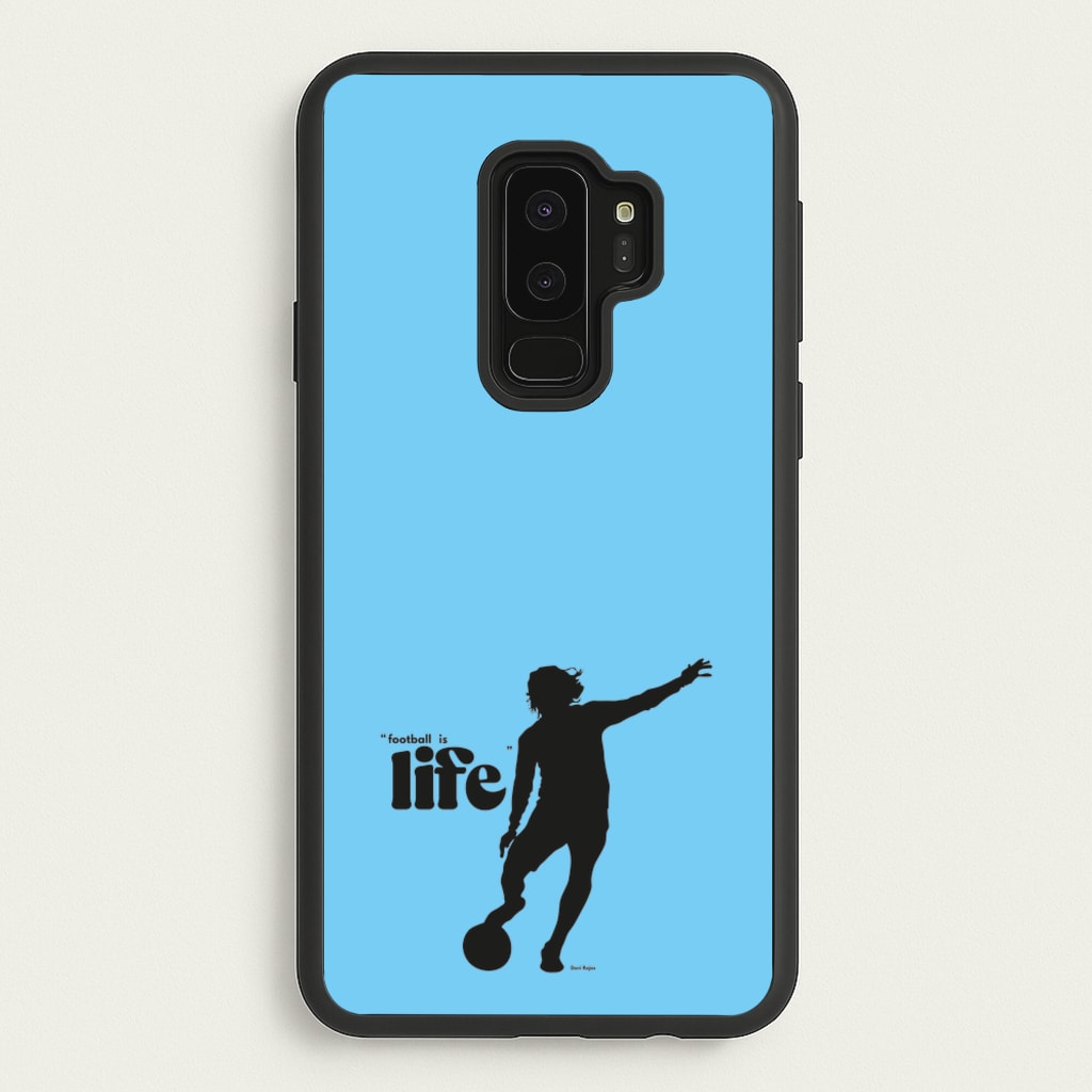 Football Is Life - Ted Lasso Phone Case for Galaxy S9 Plus