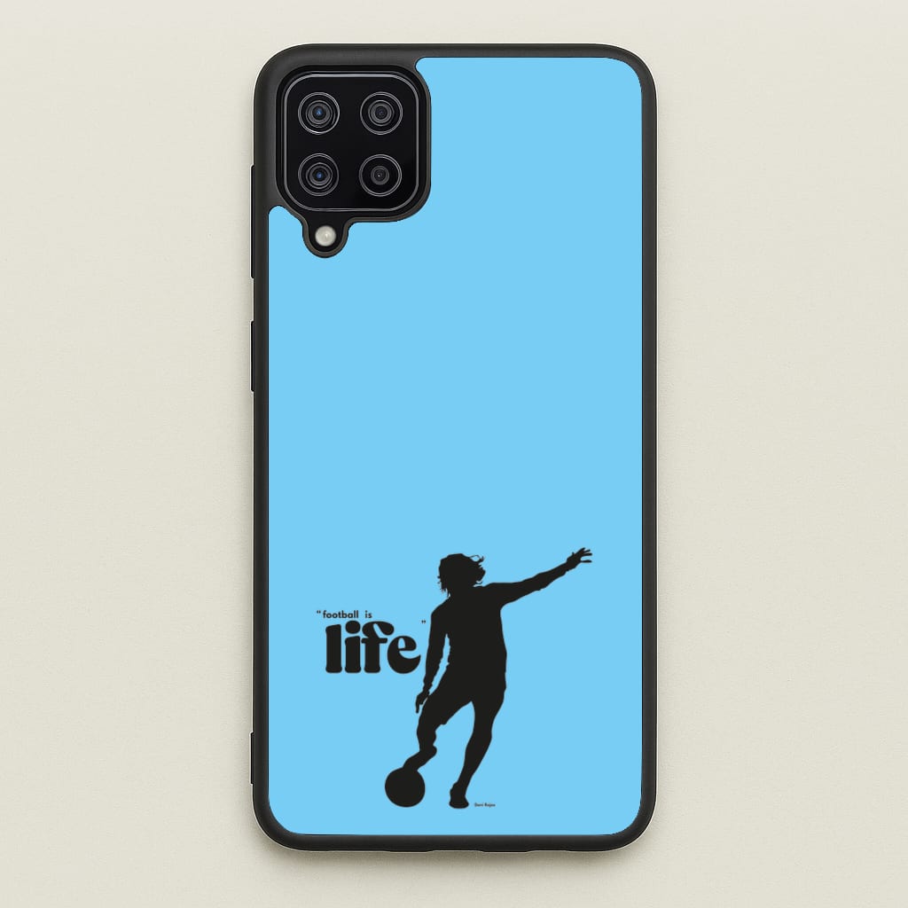 Football Is Life - Ted Lasso Phone Case for Galaxy A12