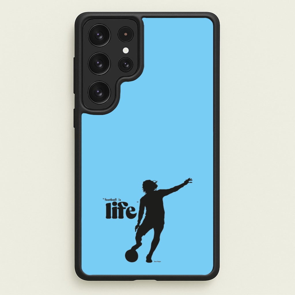 Football Is Life - Ted Lasso Phone Case for Galaxy S22 Ultra