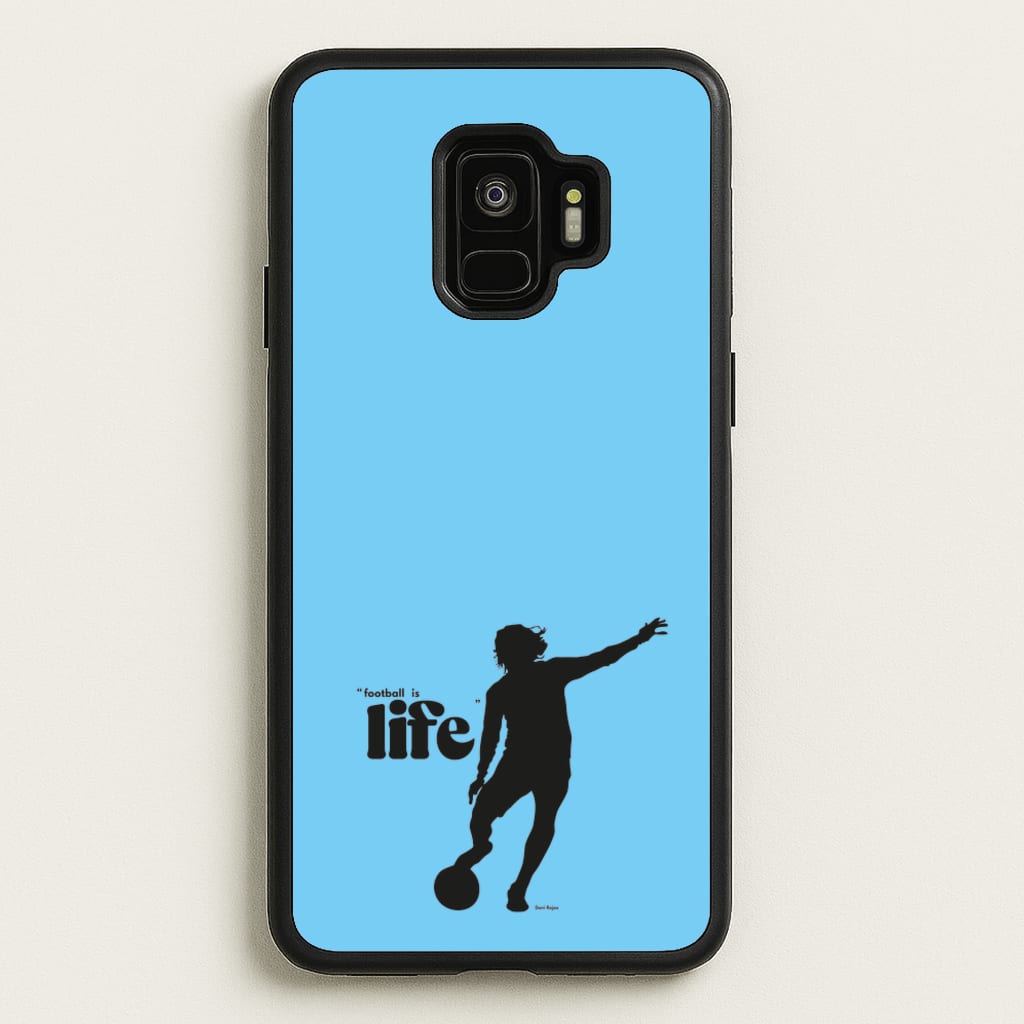 Football Is Life - Ted Lasso Phone Case for Galaxy S9