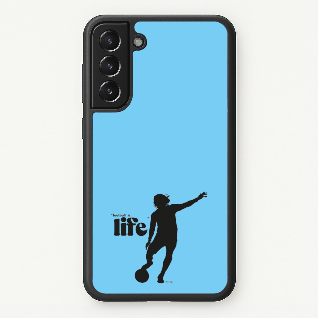 Football Is Life - Ted Lasso Phone Case for Galaxy S21FE