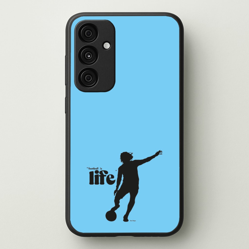 Football Is Life - Ted Lasso Phone Case for Galaxy A55