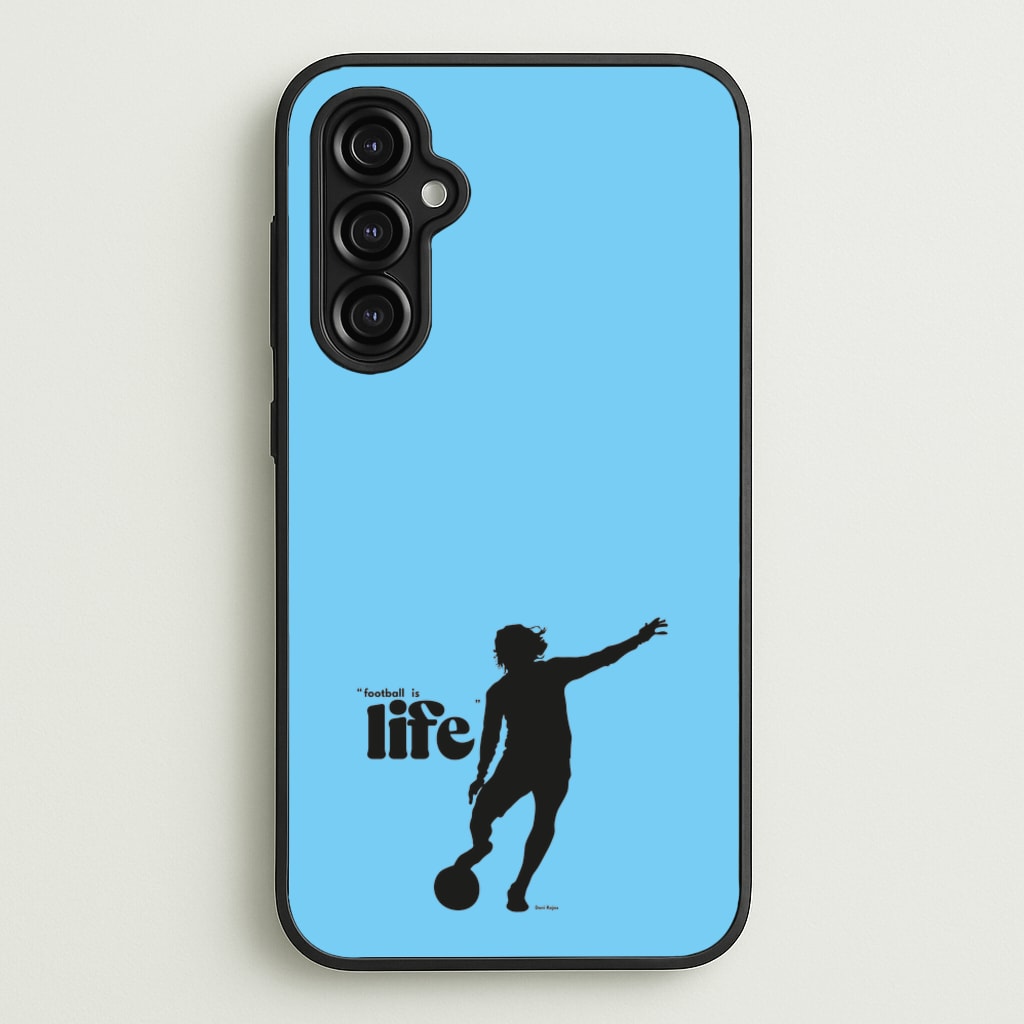 Football Is Life - Ted Lasso Phone Case for Galaxy A14