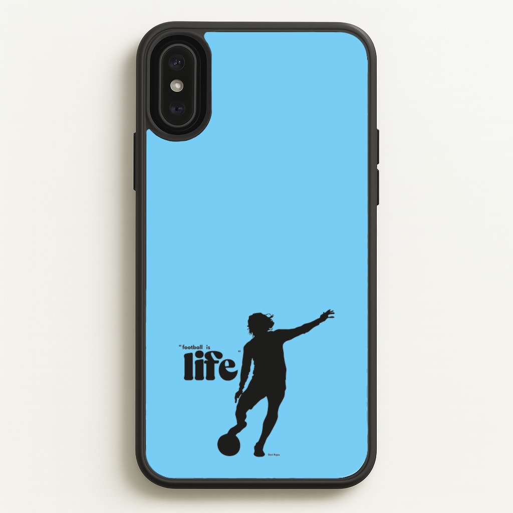 Football Is Life - Ted Lasso Phone Case for iPhone XS Max