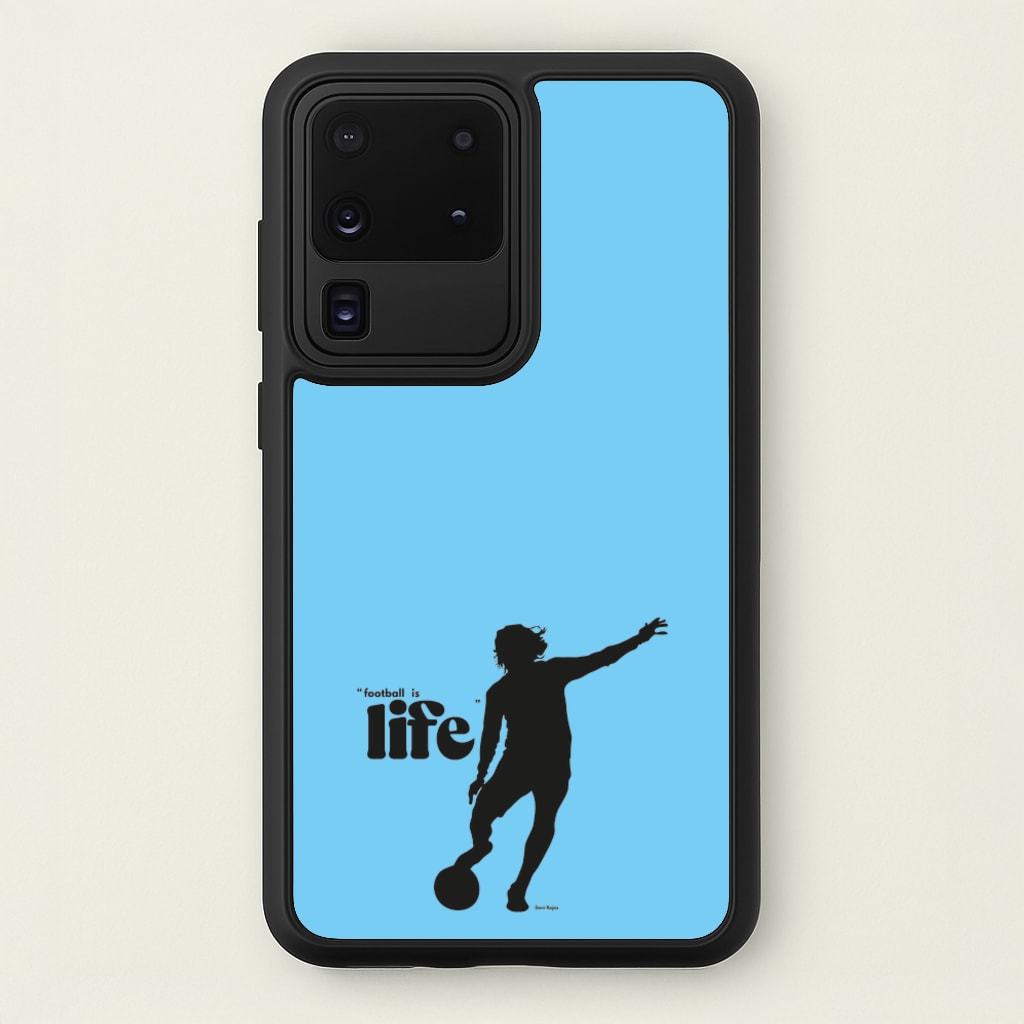 Football Is Life - Ted Lasso Phone Case for Galaxy S20 Ultra