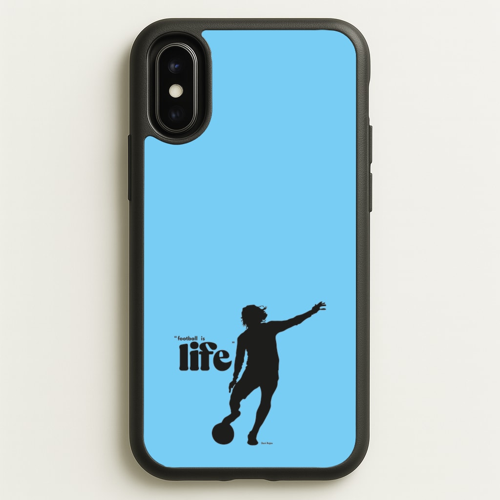 Football Is Life - Ted Lasso Phone Case for iPhone X / XS