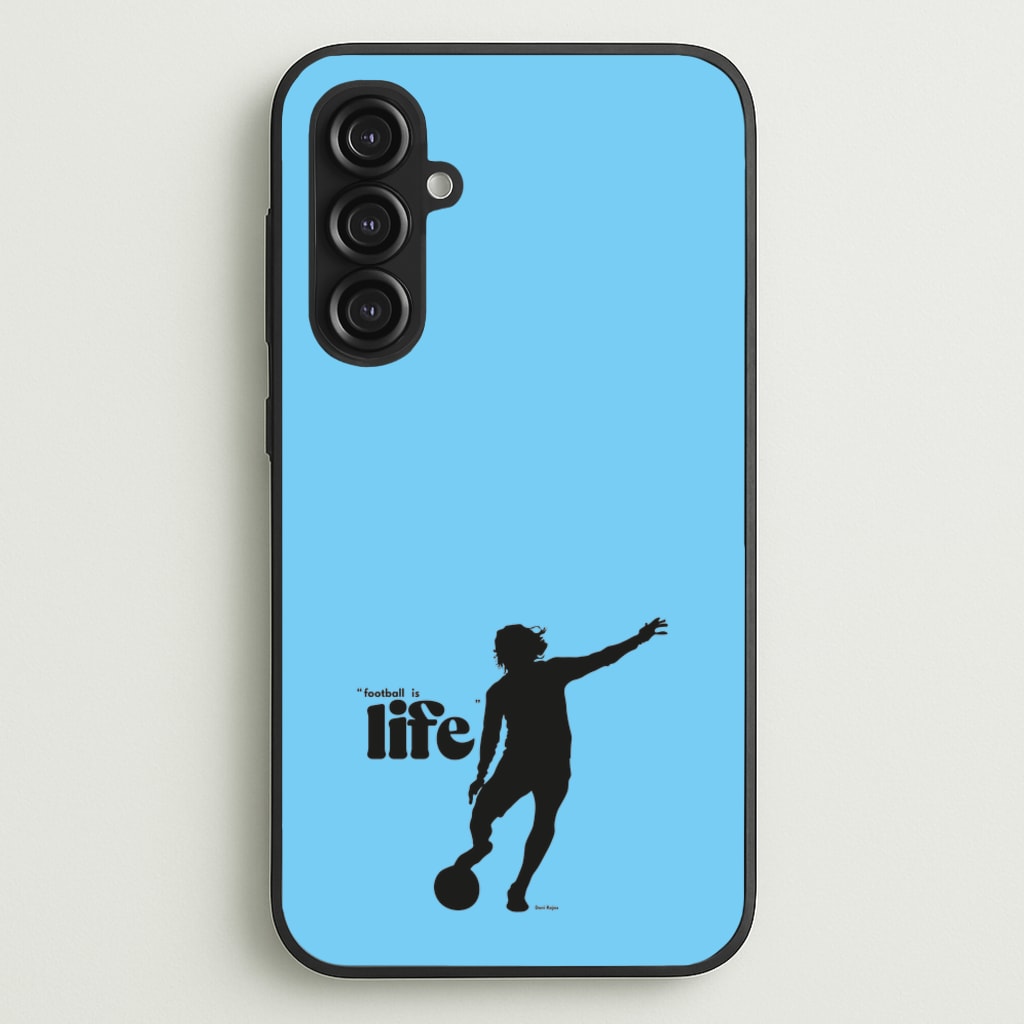 Football Is Life - Ted Lasso Phone Case for Galaxy S23FE