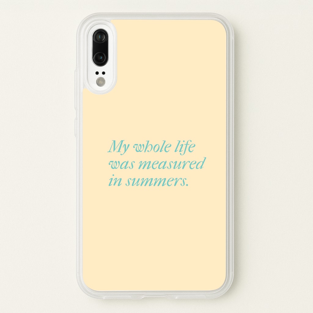 Measured In Summers - The Summer I Turned Pretty Phone Case for Huawei P20