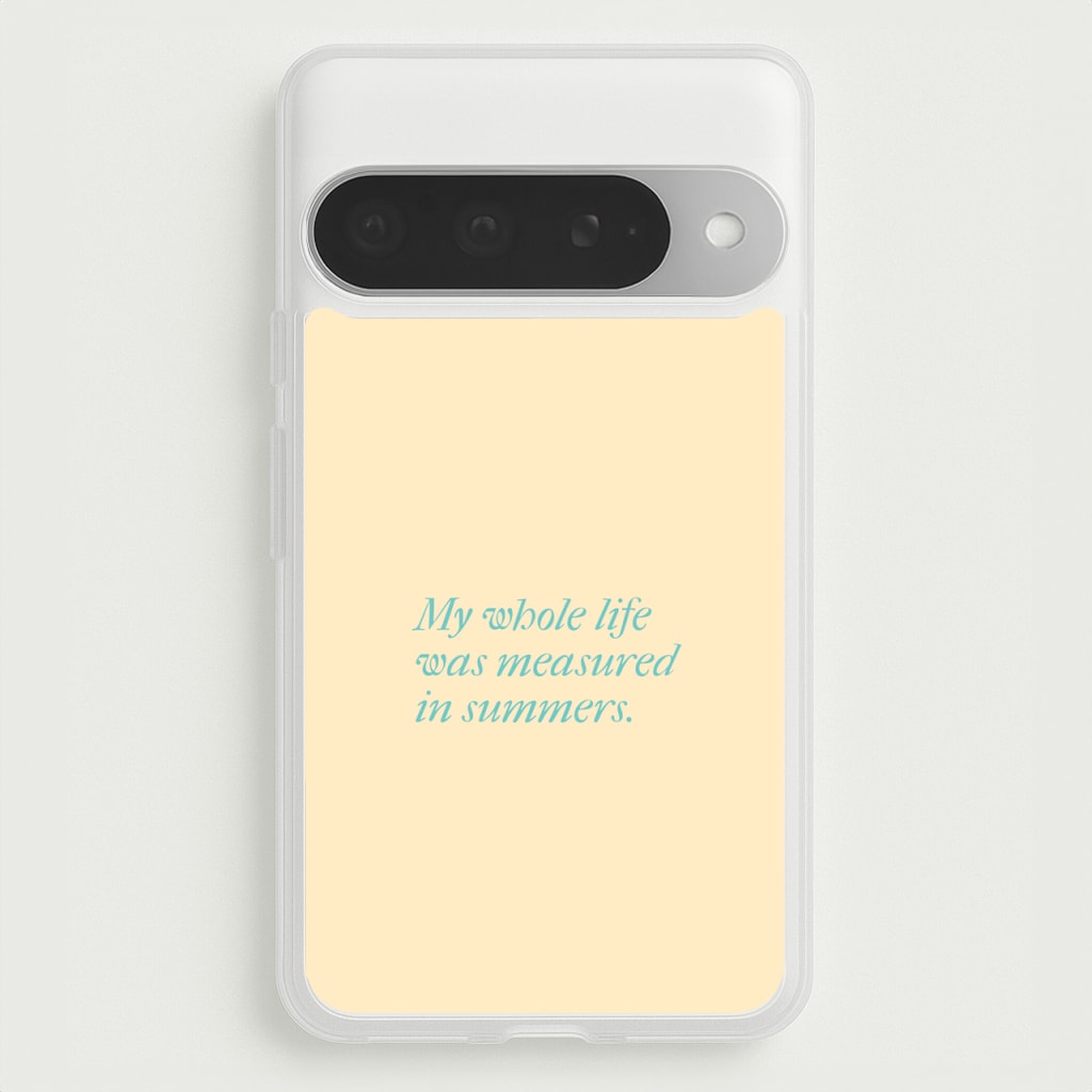Measured In Summers Phone Case for Google Pixel 10 Pro XL