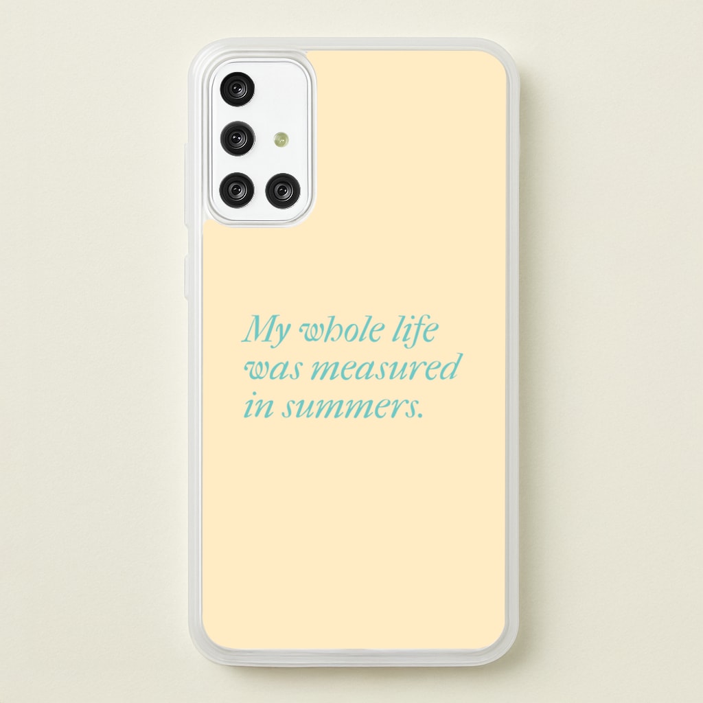 Measured In Summers - The Summer I Turned Pretty Phone Case for Galaxy A71
