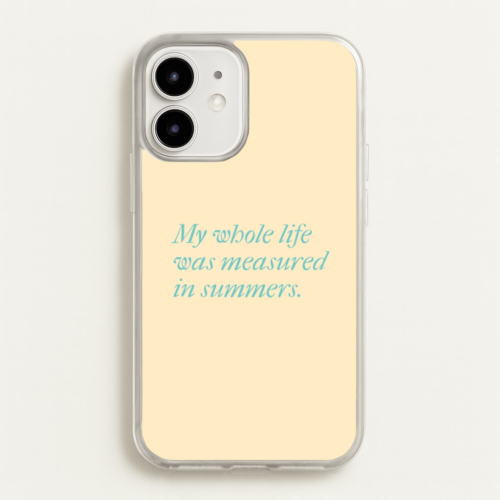 Measured In Summers - The Summer I Turned Pretty Phone Case for iPhone 12 / 12 Pro