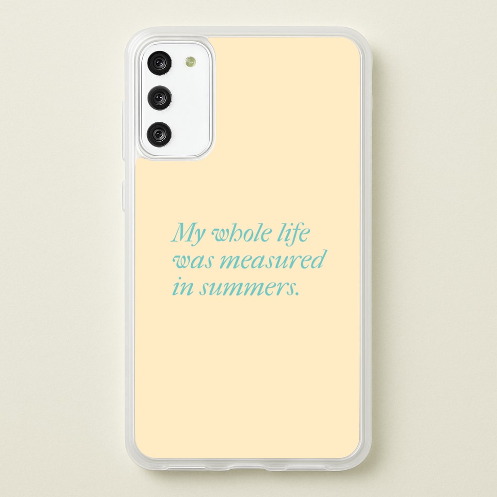 Measured In Summers - The Summer I Turned Pretty Phone Case for Galaxy S20