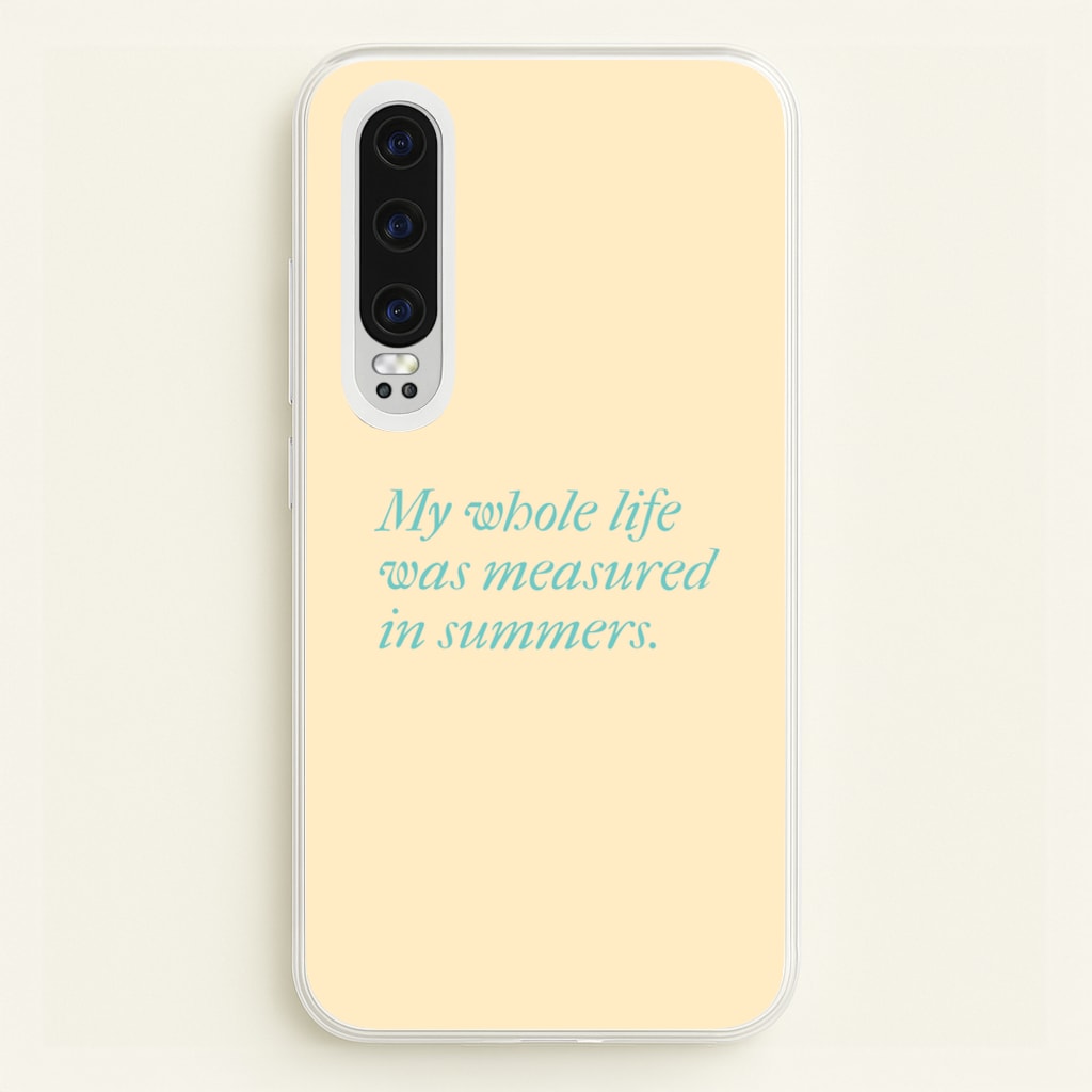 Measured In Summers - The Summer I Turned Pretty Phone Case for Huawei P30