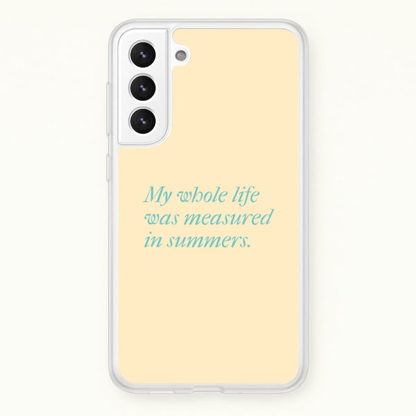 Measured In Summers - The Summer I Turned Pretty Phone Case for Galaxy S21FE