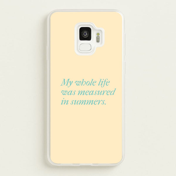 Measured In Summers - The Summer I Turned Pretty Phone Case for Galaxy S9