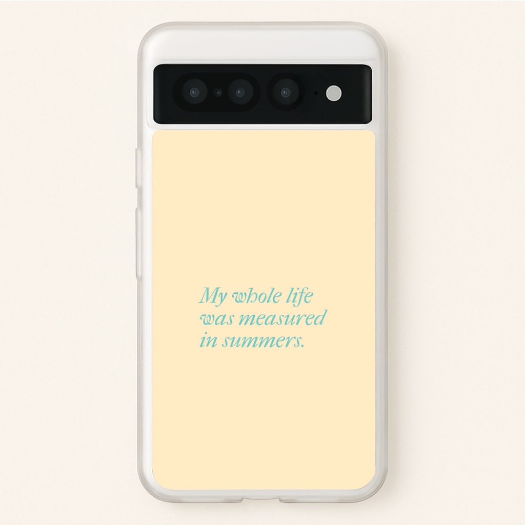 Measured In Summers - The Summer I Turned Pretty Phone Case for Google Pixel 7 Pro