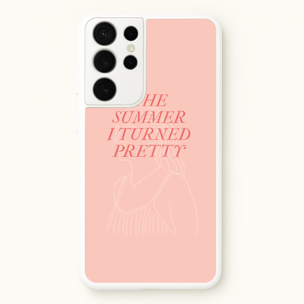 TSITP Belly Outline - The Summer I Turned Pretty Phone Case for Galaxy S21 Ultra