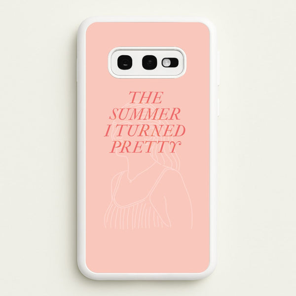 TSITP Belly Outline - The Summer I Turned Pretty Phone Case for Galaxy S10e