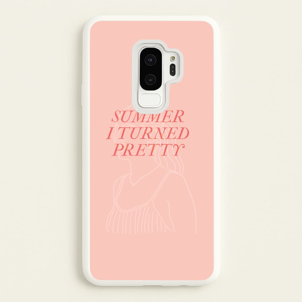 TSITP Belly Outline - The Summer I Turned Pretty Phone Case for Galaxy S9 Plus