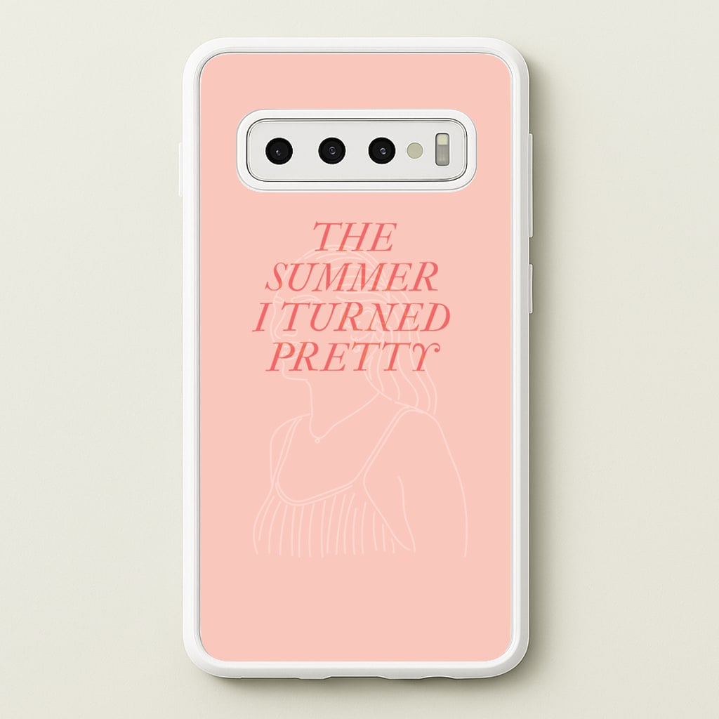 TSITP Belly Outline - The Summer I Turned Pretty Phone Case for Galaxy S10 Plus