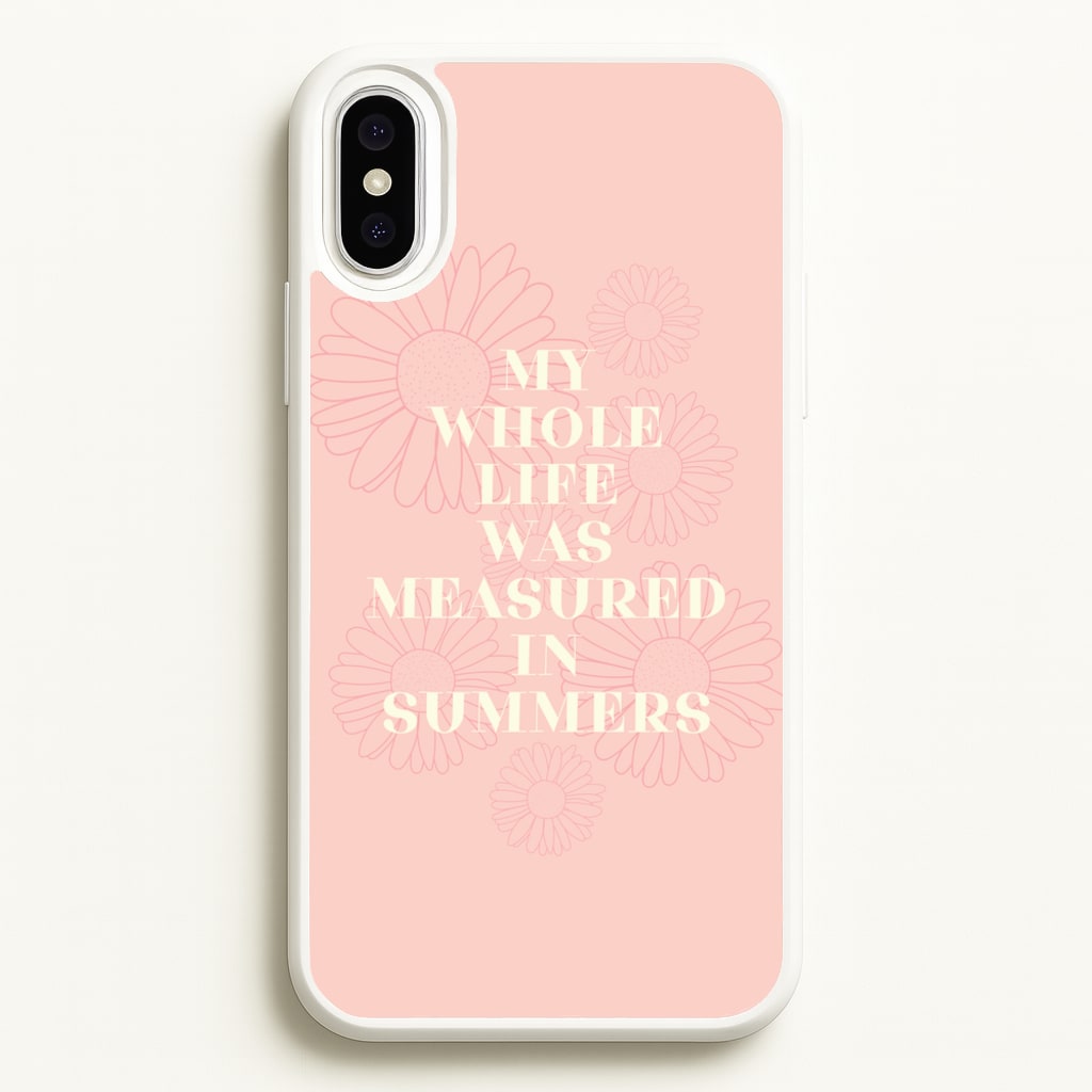 Dasies Quote - The Summer I Turned Pretty Phone Case for iPhone XS Max