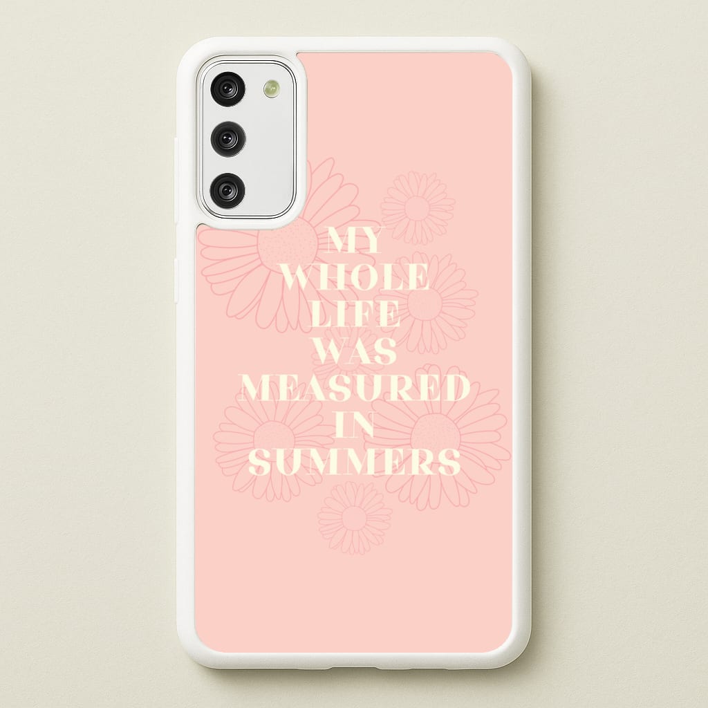 Dasies Quote - The Summer I Turned Pretty Phone Case for Galaxy A41