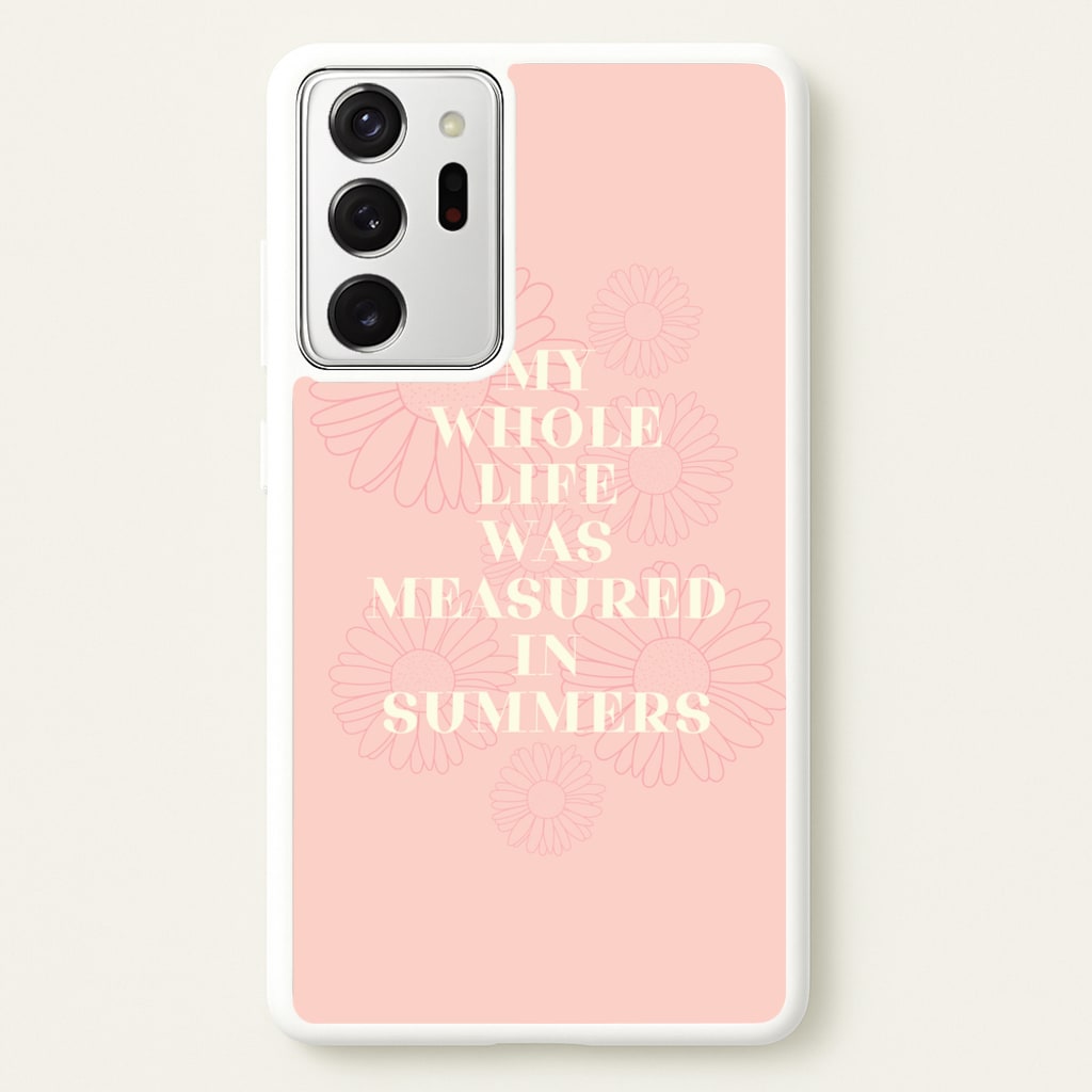 Dasies Quote - The Summer I Turned Pretty Phone Case for Galaxy Note 20 Ultra