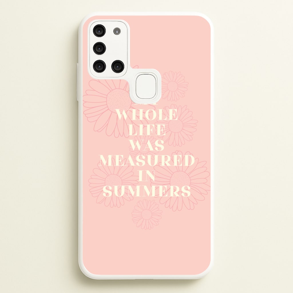 Dasies Quote - The Summer I Turned Pretty Phone Case for Galaxy A21s