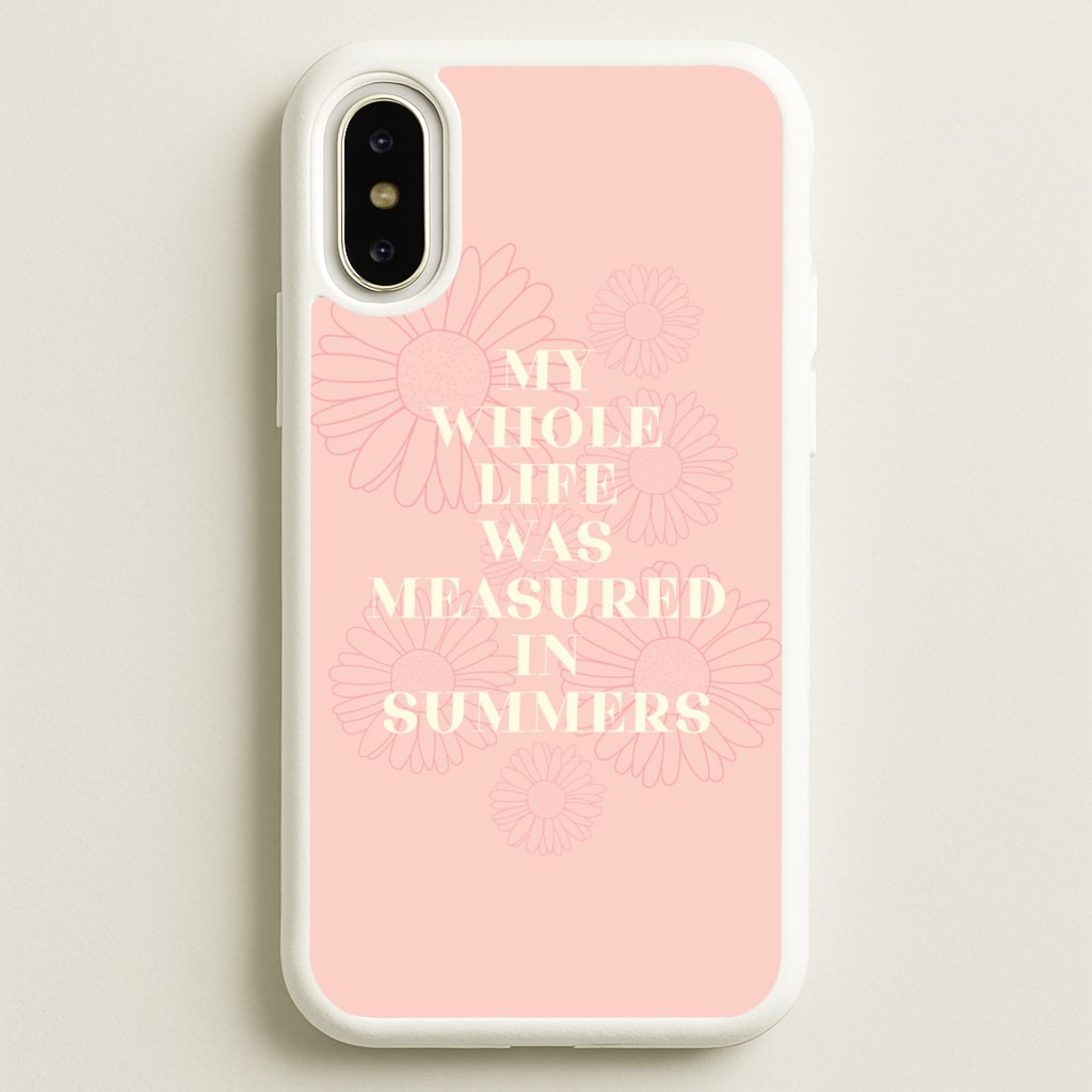 Dasies Quote - The Summer I Turned Pretty Phone Case for iPhone X / XS