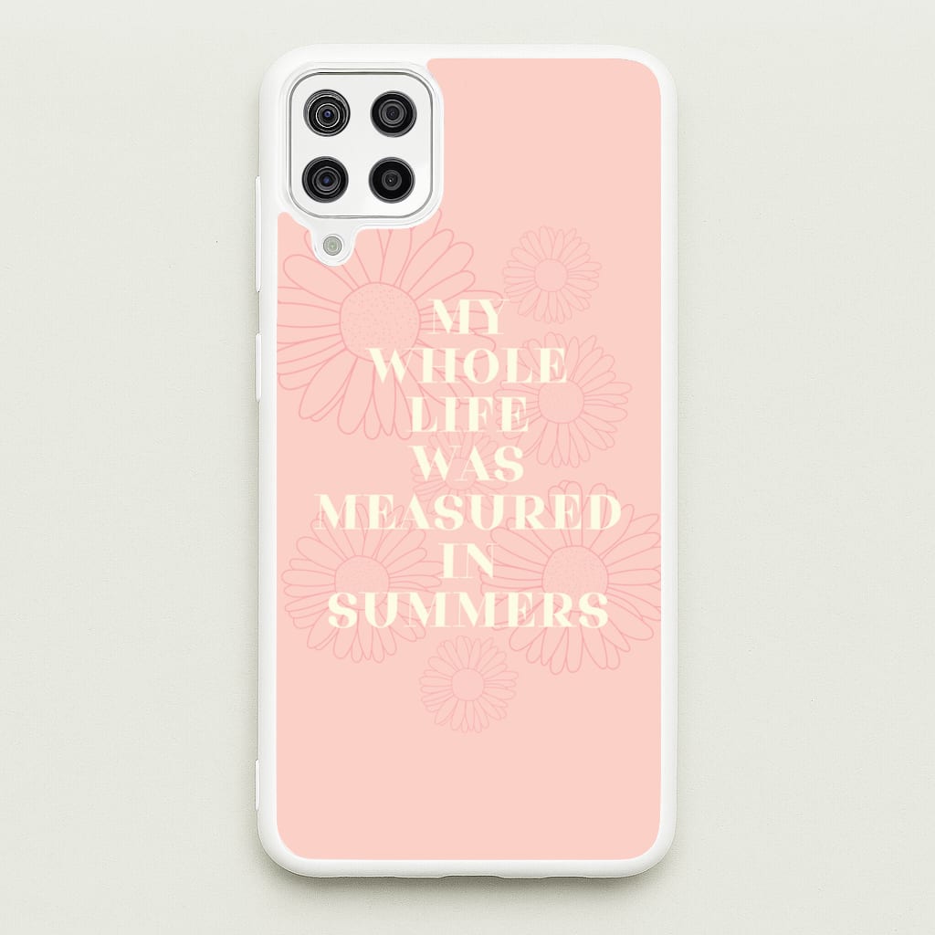 Dasies Quote - The Summer I Turned Pretty Phone Case for Galaxy A12