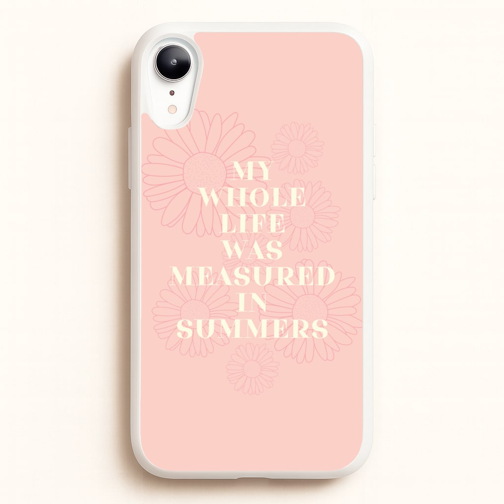 Dasies Quote - The Summer I Turned Pretty Phone Case for iPhone XR