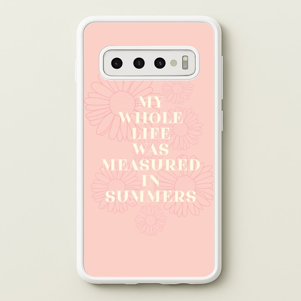 Dasies Quote - The Summer I Turned Pretty Phone Case for Galaxy S10