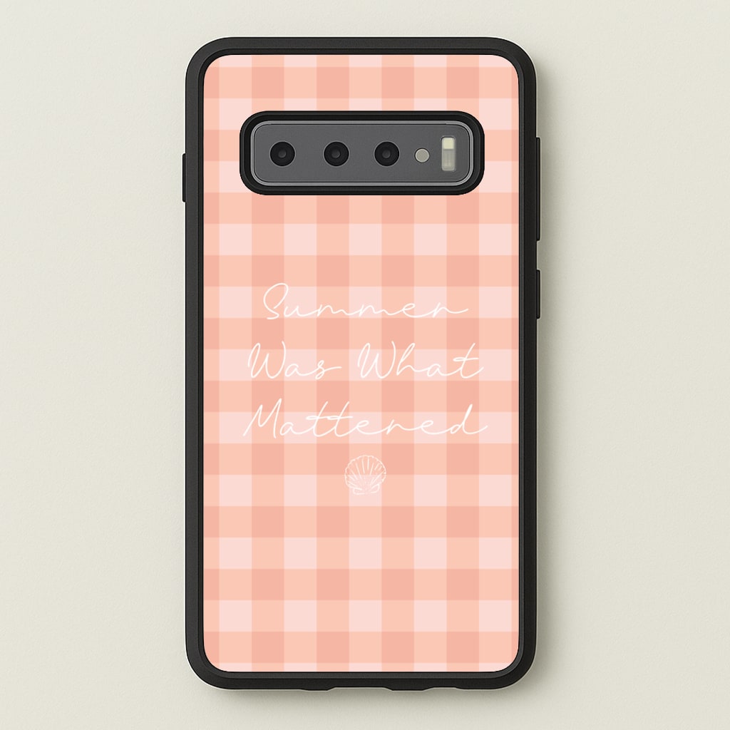 Summer Was What Mattered - The Summer I Turned Pretty Phone Case for Galaxy S10 Plus