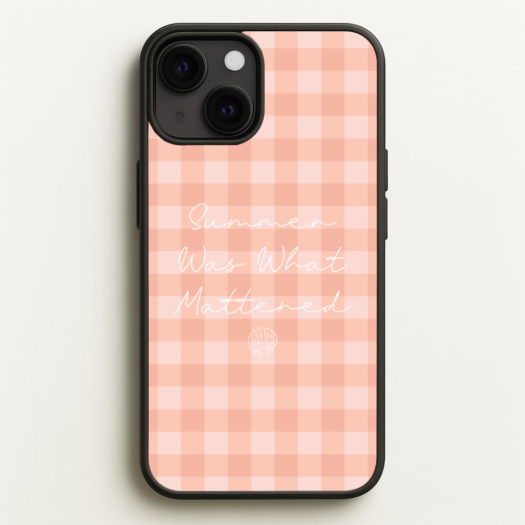 Summer Was What Mattered - The Summer I Turned Pretty Phone Case for iPhone 13 Mini