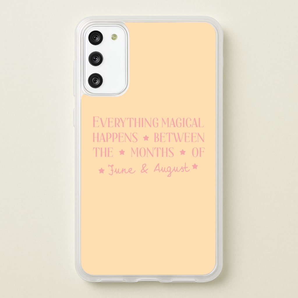 Everything Magical Happens - The Summer I Turned Pretty Phone Case for Galaxy A41