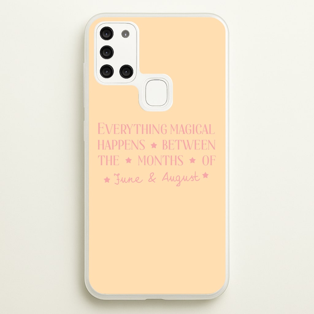 Everything Magical Happens - The Summer I Turned Pretty Phone Case for Galaxy A21s