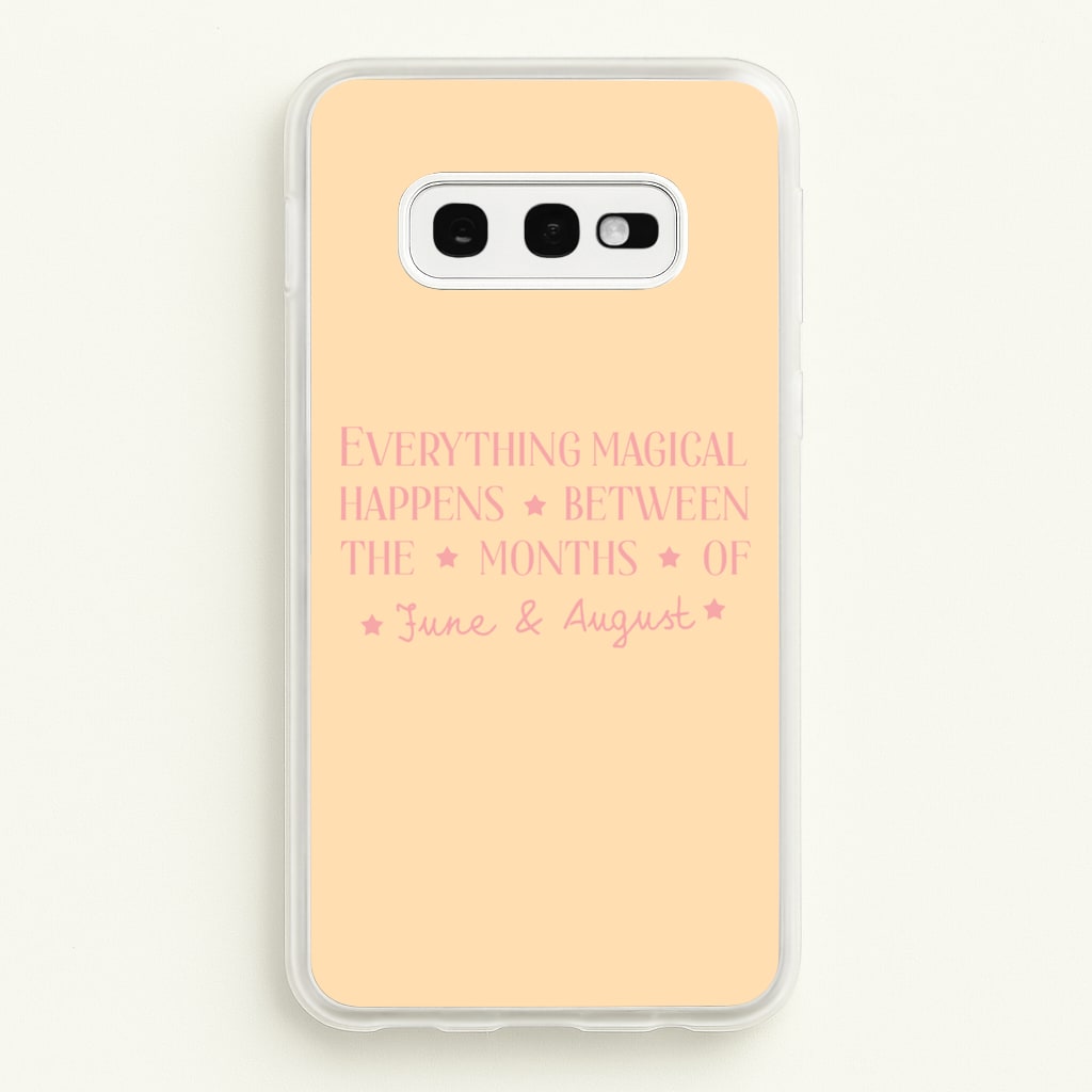 Everything Magical Happens - The Summer I Turned Pretty Phone Case for Galaxy S10e