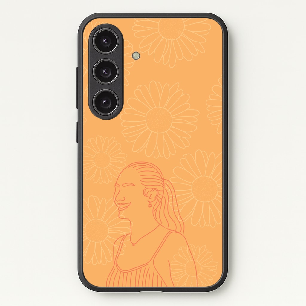 Belly And Daisies Outline - The Summer I Turned Pretty Phone Case for Galaxy S24FE