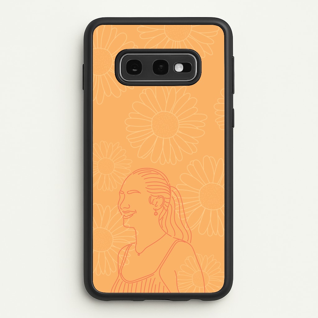 Belly And Daisies Outline - The Summer I Turned Pretty Phone Case for Galaxy S10e